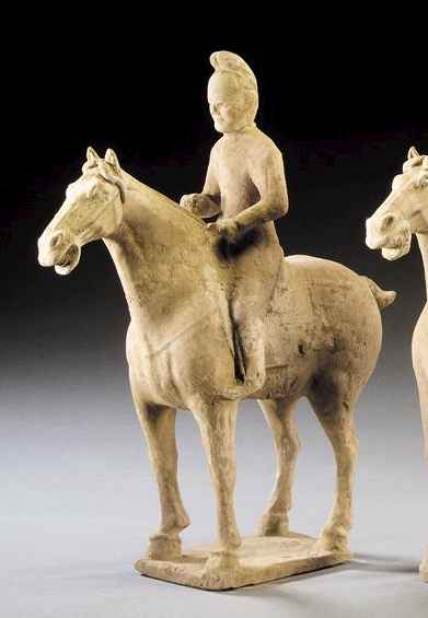 Chinese Art: Tang Dynasty Central Asian Turk Statues