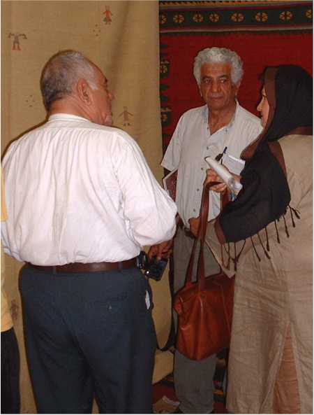 abbas Sayahi and Mr. and Mrs. Parviz Tanavoli