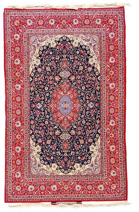 Isfahan Rugs: Seirafian Isfahan Rug Mid 20th c. Lot 102 