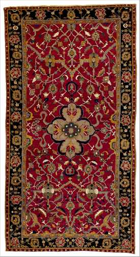 Isfahan Rugs Persian Rugs Isfahan Rug 17th century lot 68 Wool and Metal Thread