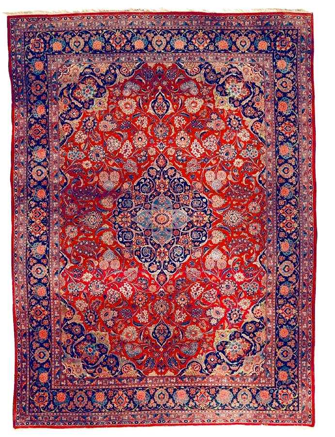 Kashan Rugs: Kashan Carpet C. 1930 Lot 75