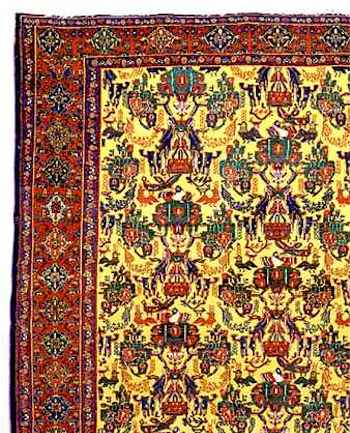 Antique Senneh Gol-i-Bolbol Carpet Circa 1890 lot 193